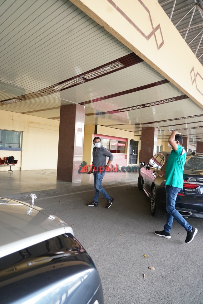 Director Siva koratala at Begumpet Airport